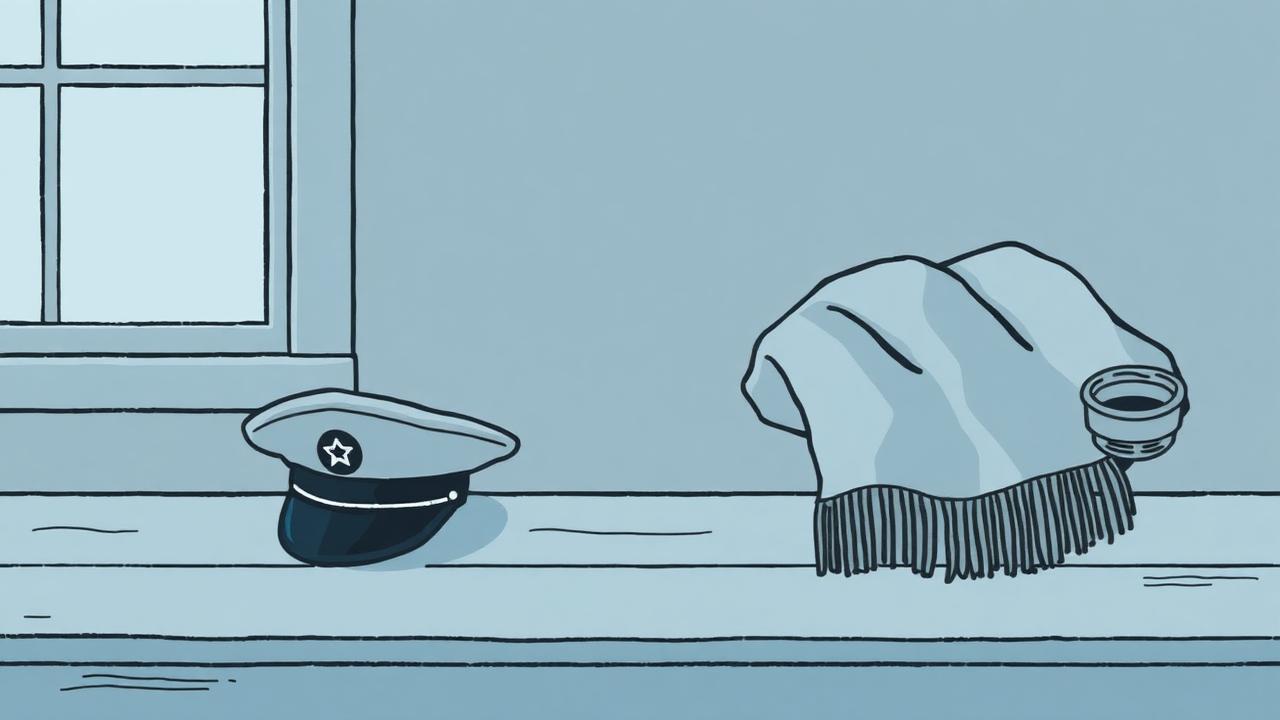 Quiet editorial illustration symbolizing dignified, sensitive support for survivors of military sexual trauma.